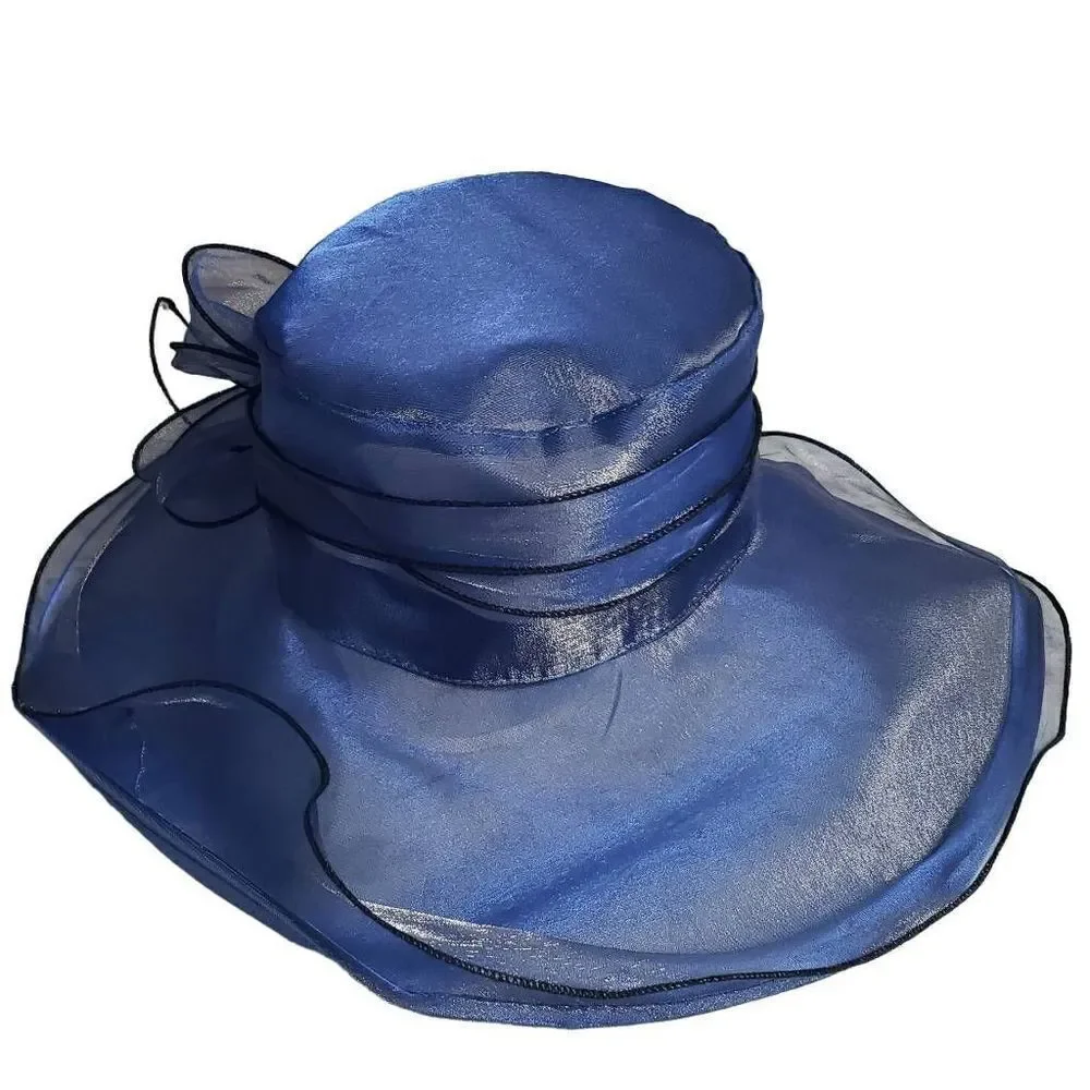 Floral Navy Blue Performance Hat‎